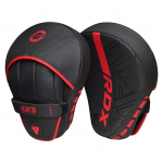 Poksik&auml;pp RDX Focus Pads F6, must v./punane v.