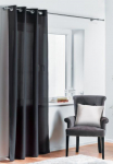 P&auml;evakardin Splendid Oxford GZ-OXFORK-140/260-BL, must, 140 cm x 260 cm