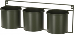 R&otilde;dukast Metal Tripple Pot THK-079668, metall, 46 cm x 18.2 cm, roheline