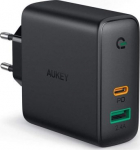 Adapter Aukey PA-D3, USB Type C/USB Type A, must v., 60 W