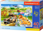 Pusle Castorland Safari Adventure 342913, 40 cm x 59 cm, 40 tk, mitmev&auml;rviline
