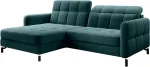 Nurgadiivan Lorelle Mat Velvet 75, roheline v., vasak, 160 x 225 cm x 105 cm