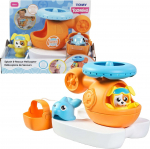Vannim&auml;nguasjade komplekt Tomy Toomies Splash & Rescue Helicopter E73305C, mitmev&auml;rviline