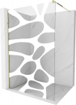 Du&scaron;isein Mexen Kioto Walk-In, 110 cm x 200 cm, kuldne/valge