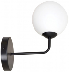 Valgusti seinale Emibig Pregos K1, E14, 1 x 10 W, must v.