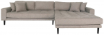 Nurgadiivan House Nordic Lido Lounge, roostevaba teras v., parem, 290 x 170 cm x 76 cm