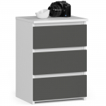 &Ouml;&ouml;kapp Akord CL3, valge v./hall v., 57 cm x 40 cm x 35 cm