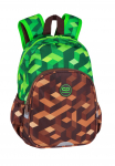 Kooli seljakott CoolPack Coolpack Toby City Jungle, pruun v./roheline v., 12 cm x 26 cm x 35 cm