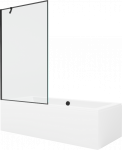 Vann seinaga, teisaldatav Mexen Cube, 170 cm x 80 cm x 39 cm, ristk&uuml;lik, valge