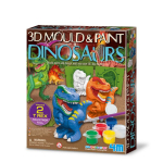 Kipsfiguuride valmistamise komplekt, &uuml;kssarvik 4M 3D Mould & Paint, mitmev&auml;rviline