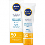 P&auml;ikesekaitsekreem tooted n&auml;ole Nivea SUN UV Face Sensitive SPF50, 50 ml
