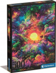Pusle Clementoni Jungle Sunrise, 49 cm x 36 cm, 500 tk, mitmev&auml;rviline