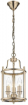 Valgusti rippuv CosmoLight New York P03875AU, E14, 3 x 40 W, kuldne v.