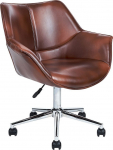 T&ouml;&ouml;tool Beliani Newdale, 62 x 62 x 79 - 91 cm, pruun v.