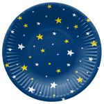 &Uuml;hekordne taldrik PAW Space, &Oslash; 18 cm, 8 tk