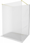 Du&scaron;isein Mexen Kioto Walk-in, 140 cm x 200 cm, brushed gold