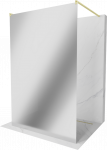 Du&scaron;isein Mexen Kioto Walk-in, 120 cm x 200 cm, brushed gold