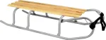 Puidust kelk Victoria Sport Andy, pruun v./h&otilde;be v., 100 cm x 38 cm