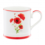 Tass Ambition Lea, valge v./punane v., 0.38 l