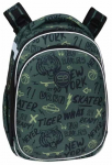 Kooli seljakott CoolPack Turtle Tiger, must v./roheline v., 29 cm x 16 cm x 44 cm