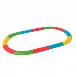 Tegevuskeskus, sensoorne tasakaaluvihk lastele Tactile Path, eriv&auml;rviline, 16 tk