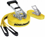 Tasakaalulint Schildkrot Slackline, 1500 cm, must v.
