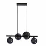 Valgusti lagi Candellux Lighting Kama, G9, 4 x 28 W, must v.