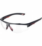 Kaitseprillid JSP Galatus, l&auml;bipaistev v./must v./punane v., Universaalne suurus