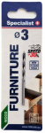 Puidu puur Specialist+ Furniture, puit/laminaat, hss, sirge, 3 mm x 6.7 cm
