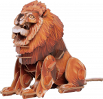 3D-pusle MakeBug Lion MB-D-0017, 15 cm x 10 cm, pruun v.