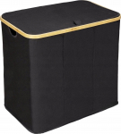 Pesukast Wenko Trio Ecori, 35 l, must v., 57 cm x 37 cm
