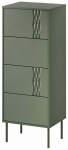 Sahtliplokk Cama Tresse, roheline v., 125 cm x 50 cm x 40 cm