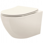 WC-pott, seinapealne Rea Carlo, kaanega, 370 mm x 495 mm