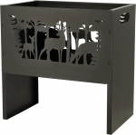 L&otilde;kkealus Esschert Design Fancy Flames Deer, 50.4 cm x 30.3 cm x 50.7 cm