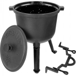 Pott Browin 330516, malm, 27.5 cm, 8 l, &Oslash; 25.9 cm, must v.