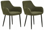 Toolide komplekt Beliani Alden, matt, must v./roheline v., 61 cm x 59 cm x 48 cm, 2 tk