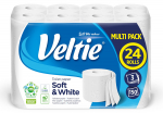 Tualettpaber Velvet, 3 kiht, 24 tk