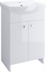 Vannitoakapp valamuga Cersanit Basic C13, valge v., 34 cm x 56 cm x 79 cm