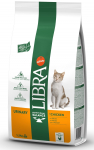 Kuiv kassitoit Libra Urinary, kanaliha, 10 kg