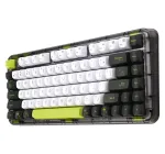 Juhtmevaba m&auml;nguklaviatuur Asus KD201 Jelly75 90XB0A10-BKB050, Inglise (US), valge v./must v./roheline v.