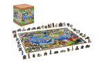 Puidust pusle Wooden City Animal Kingdom, 37.5 cm x 51.9 cm, 600 tk, mitmev&auml;rviline