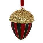 J&otilde;ulupuu kaunistus Christmas Touch Acorn, kuldne v&auml;rv/punane v&auml;rv/roheline v&auml;rv