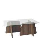 Kohvilaud Kalune Design Canyon, p&auml;hklipuu v./l&auml;bipaistev v., 105 cm x 65 cm x 40 cm