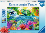Pusle Ravensburger Treasures of the Ocean, 49 cm x 36 cm, 300 tk