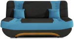 Diivanvoodi Ewa II Alova 04, Alova 29, sinine v./must v., 92 x 189 cm x 88 cm