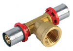 Adapter TDM Brass 1655, 90 &deg;, 16mm x 1/2", messing