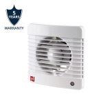 Ventilaator olme Haushalt 125 Silenta-M, vaikne t&ouml;&ouml;, 12.5 cm