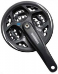 V&auml;nt Shimano FC-M311, alumiinium, must v.