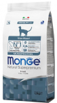 Kuiv kassitoit Monge Sterilised, forell, 1.5 kg