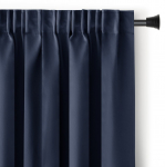 Pimendav kardin Restilo Pleat Blackout, sinine v., 140 cm x 270 cm